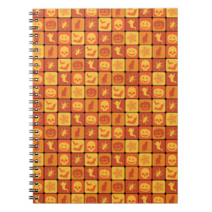 Caderno Espiral Teste padrão 2 do Dia das Bruxas