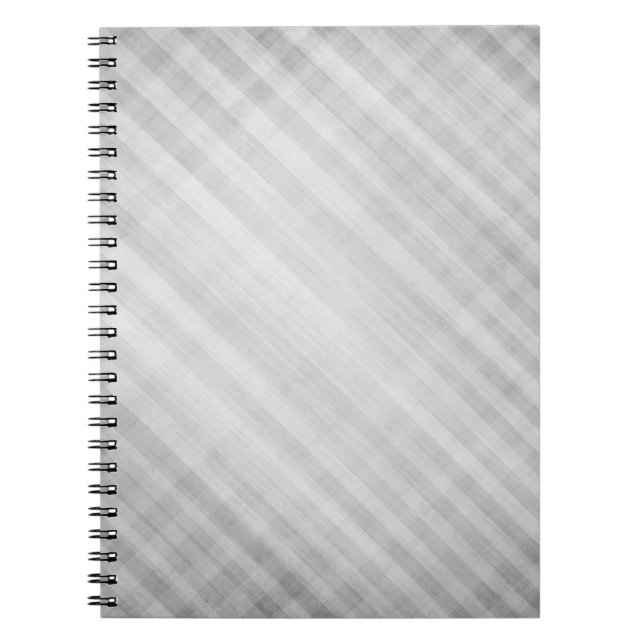 Caderno Espiral teste padrão de grade abstrato (Frente)