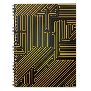 Caderno Espiral Teste padrão do conselho de circuito do computado