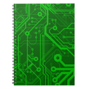 Caderno Espiral Teste padrão do conselho de circuito impresso do