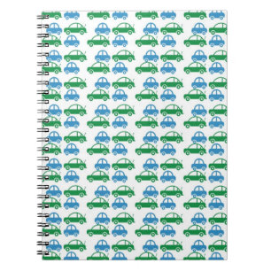 Caderno Espiral teste padrão dos carros