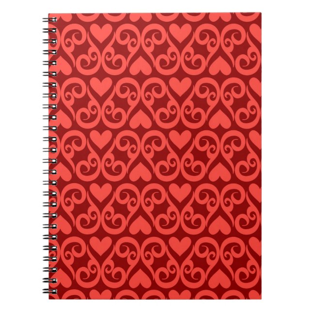 Caderno Espiral Teste padrão dos namorados (Frente)