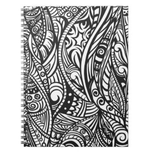 Caderno Espiral Teste padrão étnico 3