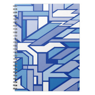 Caderno Espiral Teste padrão geométrico 2
