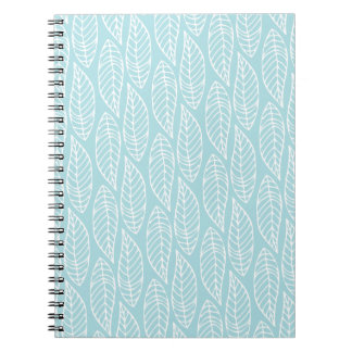 Caderno Espiral Teste padrão No.1 da folha - azul da cor