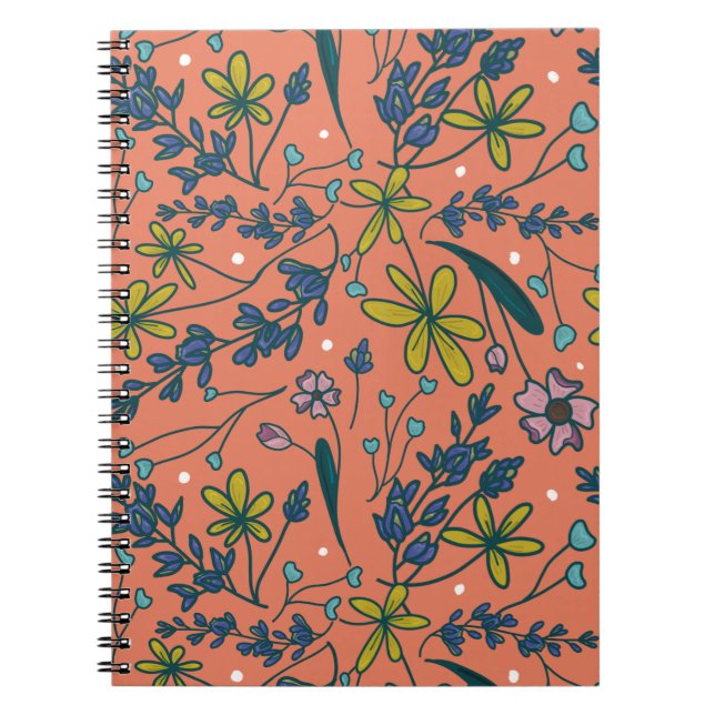 Caderno Espiral Texas Bluebonnet (Frente)
