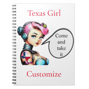 Caderno Espiral Texas Girl Thunder_Cove