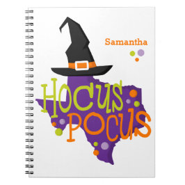 Caderno Espiral Texas Hocus Pocus Halloween