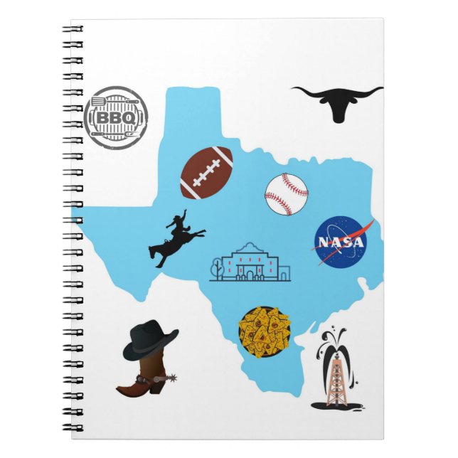 Caderno Espiral Texas no Glance! (Frente)