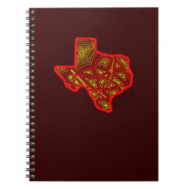 Caderno Espiral Texas Scribbleprint