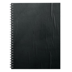 Caderno Espiral Têxteis negros com fios revestidos brancos