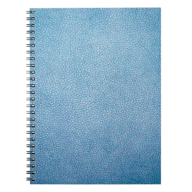Caderno Espiral Têxtil azul (Frente)