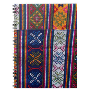 Caderno Espiral Têxtil Butanês