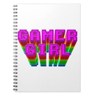 Caderno Espiral Texto da Garota do Jogador