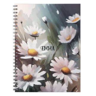 Caderno Espiral Texto de Nome Personalizado do Data de Navegação