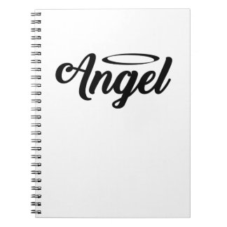 Caderno Espiral Texto Legal Anjo Texto Gráfico Texto Palavra Texto