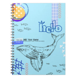 Caderno Espiral TEXTO PERSONALIZADO - Notebook de colagem de balei