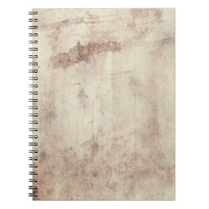 Caderno Espiral Textura antiga de madeira suja