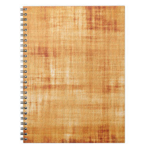 Caderno Espiral Textura antiga do papel-pergaminho