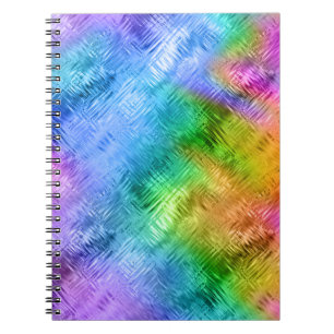 Caderno Espiral Textura Azul de Topaz Mística