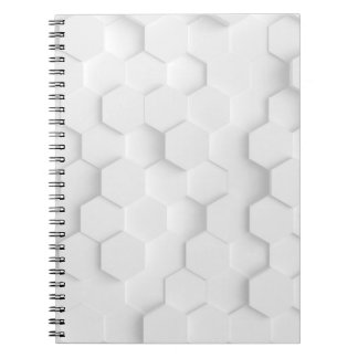 Caderno Espiral Textura branca de fundo. 3d, 3d ing.