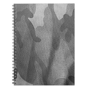 Caderno Espiral textura clássica vermelha, decoração de casa abstr