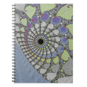 Caderno Espiral Textura da planta