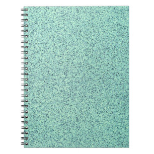 Caderno Espiral Textura de Concreto Verde Primavera Pastel