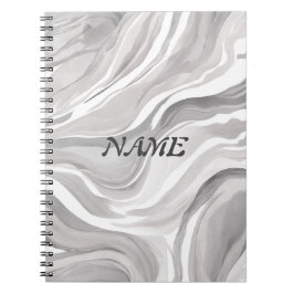 Caderno Espiral textura de mármore leve