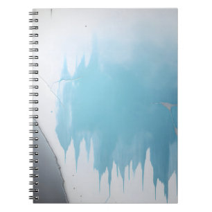 Caderno Espiral textura de metal por abstrato