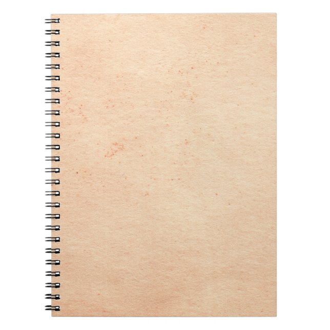 Caderno Espiral Textura de papel antiga. Resumo de fundo,idade,vel (Frente)