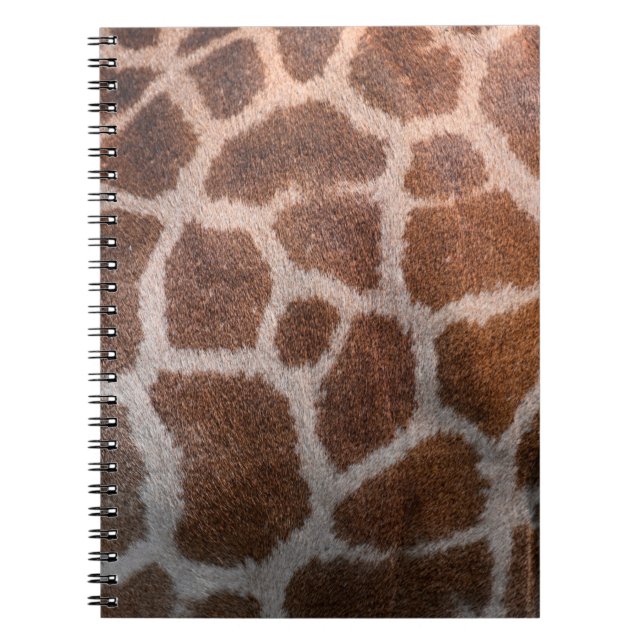 Caderno Espiral Textura de pele de girafa (Frente)
