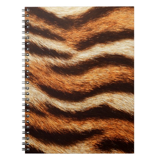 Caderno Espiral textura de pele de tigre (Frente)