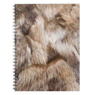 Caderno Espiral Textura de pele elegante
