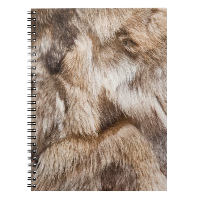 Caderno Espiral Textura de pele elegante (Frente)