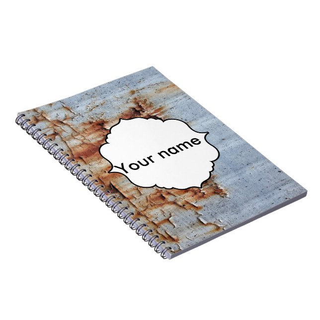 Caderno Espiral Textura de pintura a descascar (Lado Direito)