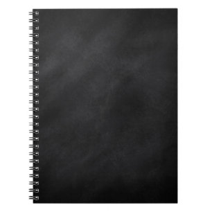 Caderno Espiral Textura de quadro negro retrô
