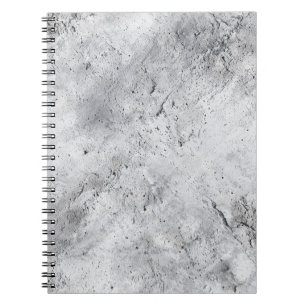 Caderno Espiral Textura de Reboco de Concreto Leve com Deterioraçã