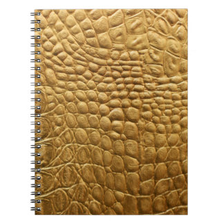 Caderno Espiral Textura de Snakeskin: Design de fundo selvagem.