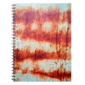 Caderno Espiral Textura enferrujada