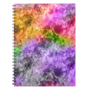 Caderno Espiral Textura Exótica Despedaçada