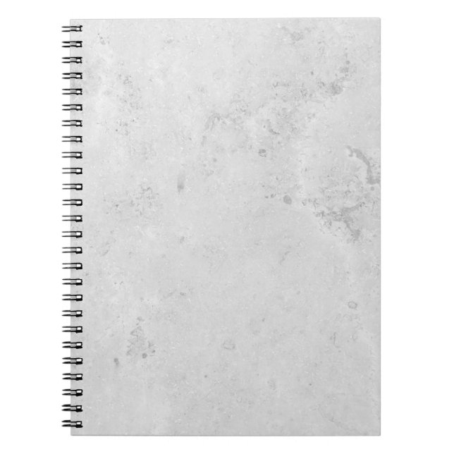 Caderno Espiral Textura limpa de pedra de parede (Frente)
