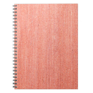 Caderno Espiral Textura natural de madeira castanha e fundo sem co