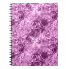 Caderno Espiral Textura Rosa Escuro Crumplada