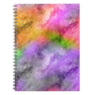 Caderno Espiral Textura Roxa Glassy Ametrine