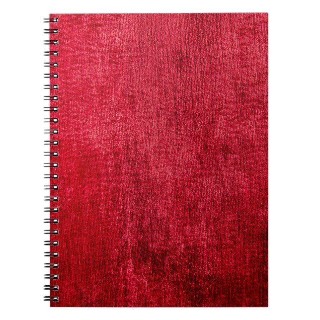 Caderno Espiral Textura vermelha abstrato,fundo,canvas,fechar (Frente)