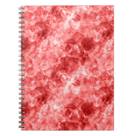 Caderno Espiral Textura vermelha amassada