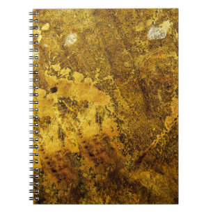 Caderno Espiral Textureabstrato de laranja, antigo, antigo, antigo