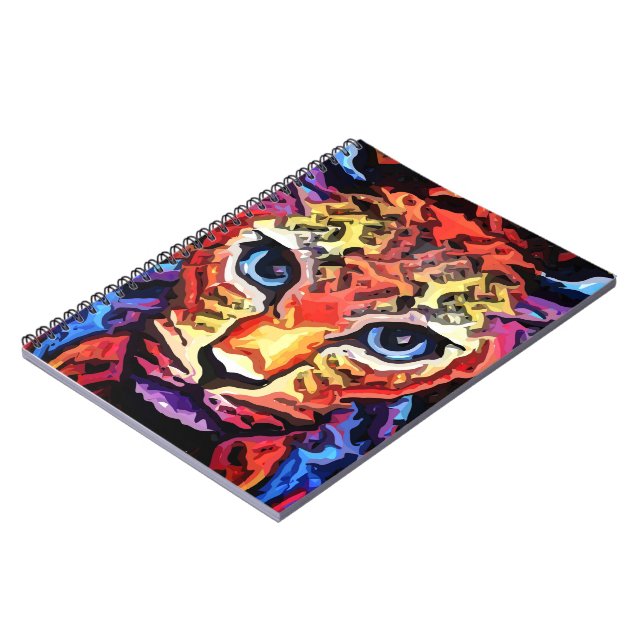 Caderno Espiral That Colorful Leopard Look  (Left Side)