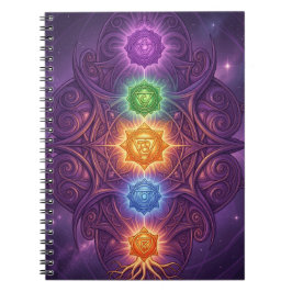 Caderno Espiral The 7 Chakras´5